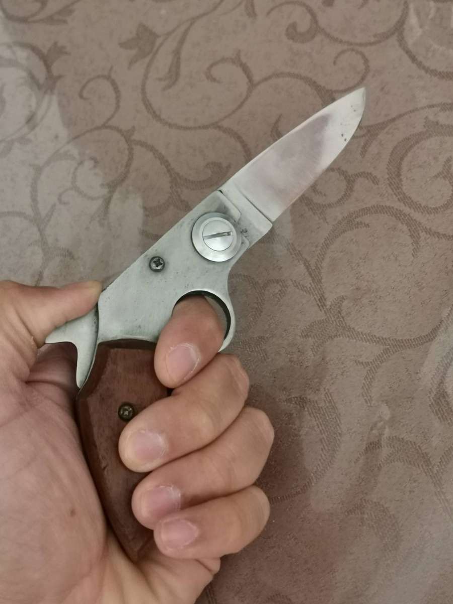 Vintage pistol knife