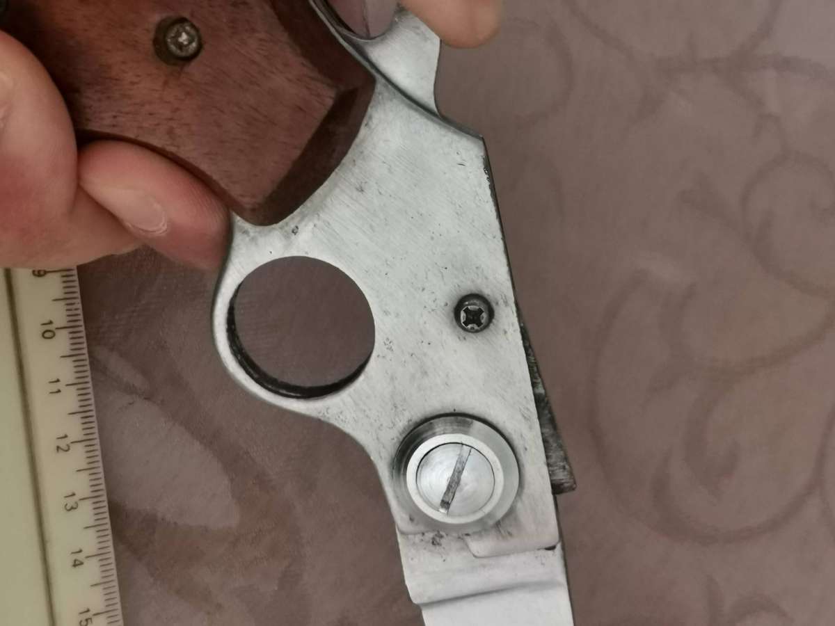 Vintage pistol knife