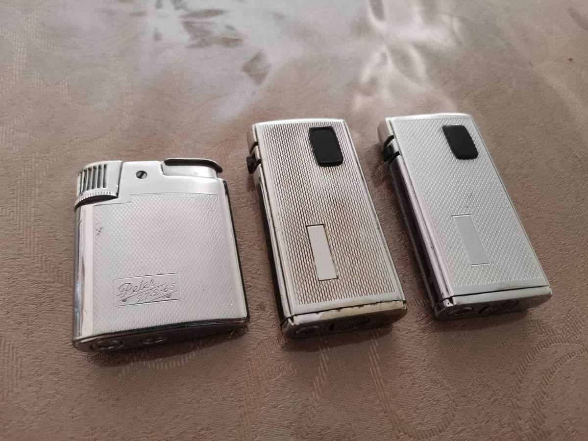 Lot of 3 vintage Ronson brand lighters
