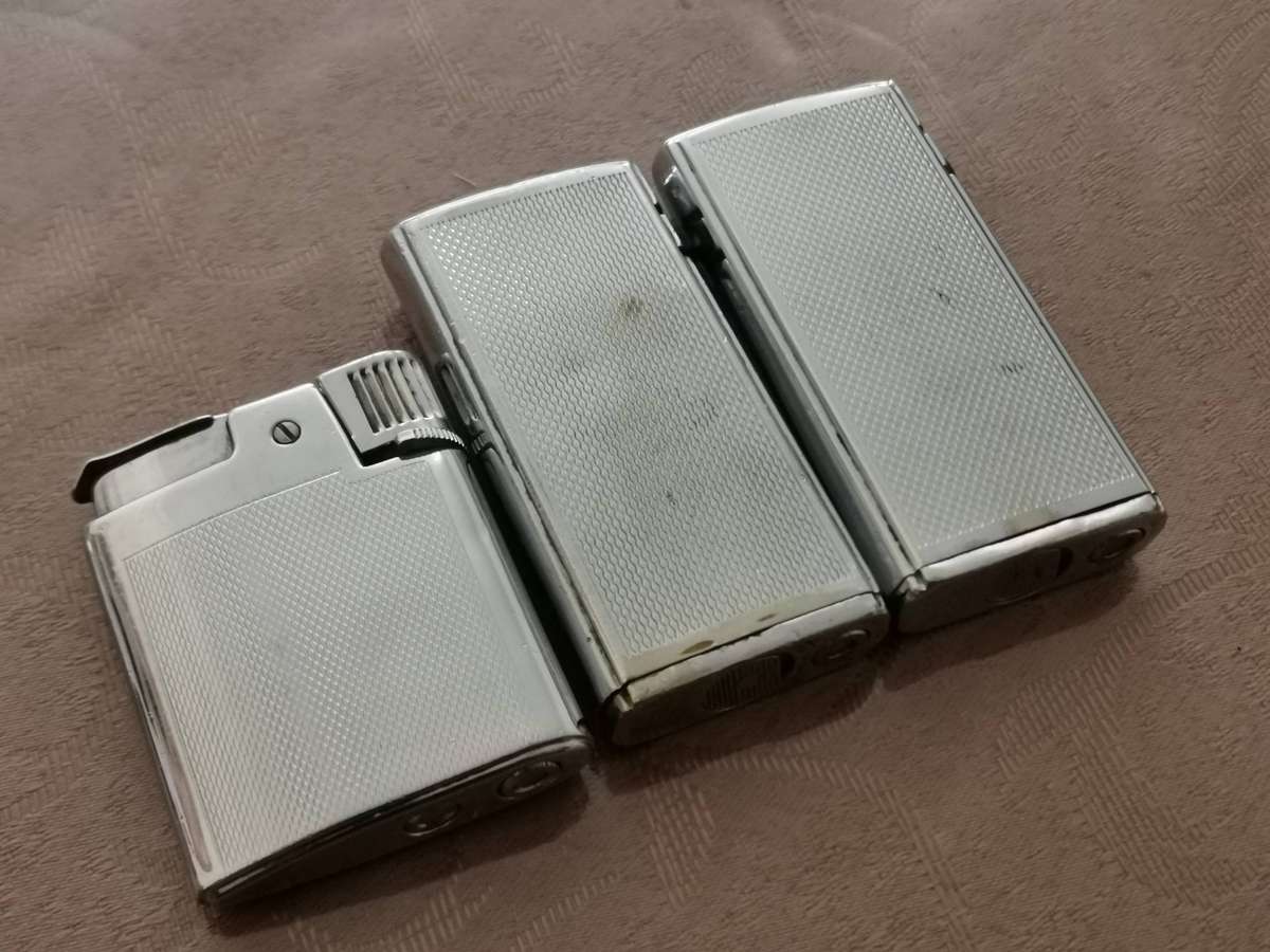Lot of 3 vintage Ronson brand lighters