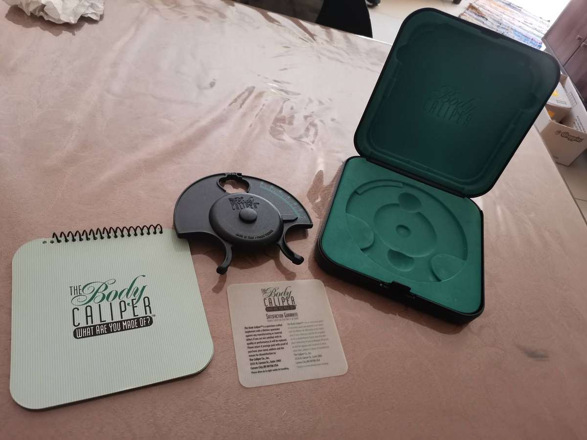 The body fat caliper Italian made like new