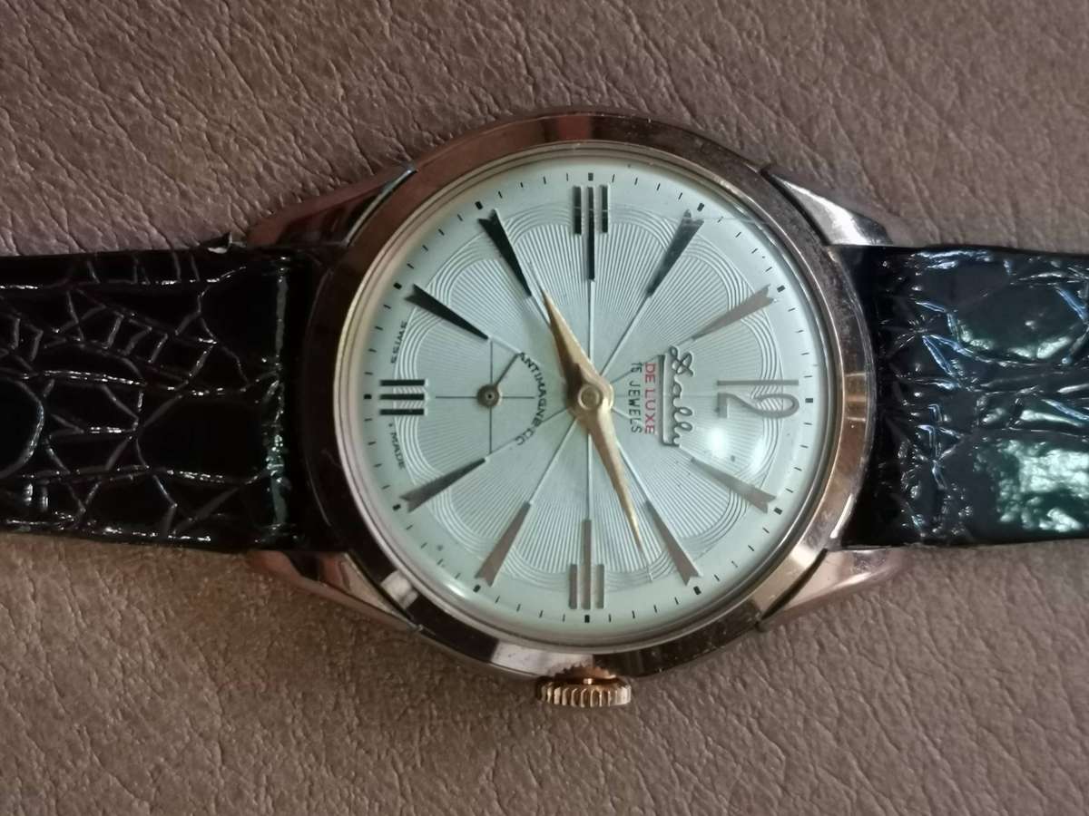 Vintage Dally De luxe 15 jewels antimagnetic Swiss made mechanical manual wind watch