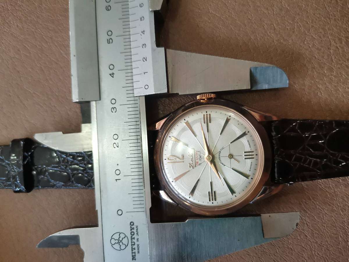 Vintage Dally De luxe 15 jewels antimagnetic Swiss made mechanical manual wind watch