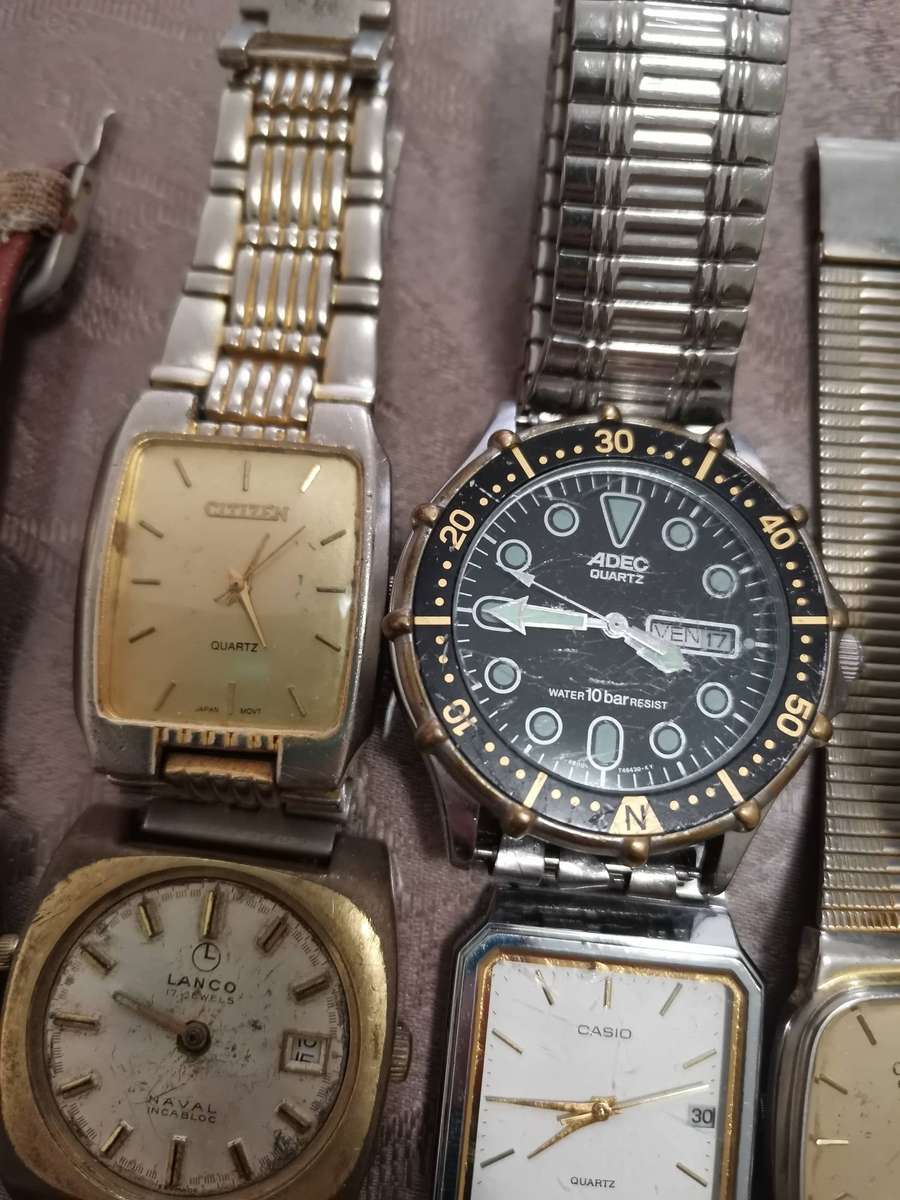 Lot of 21 gents watches part 3