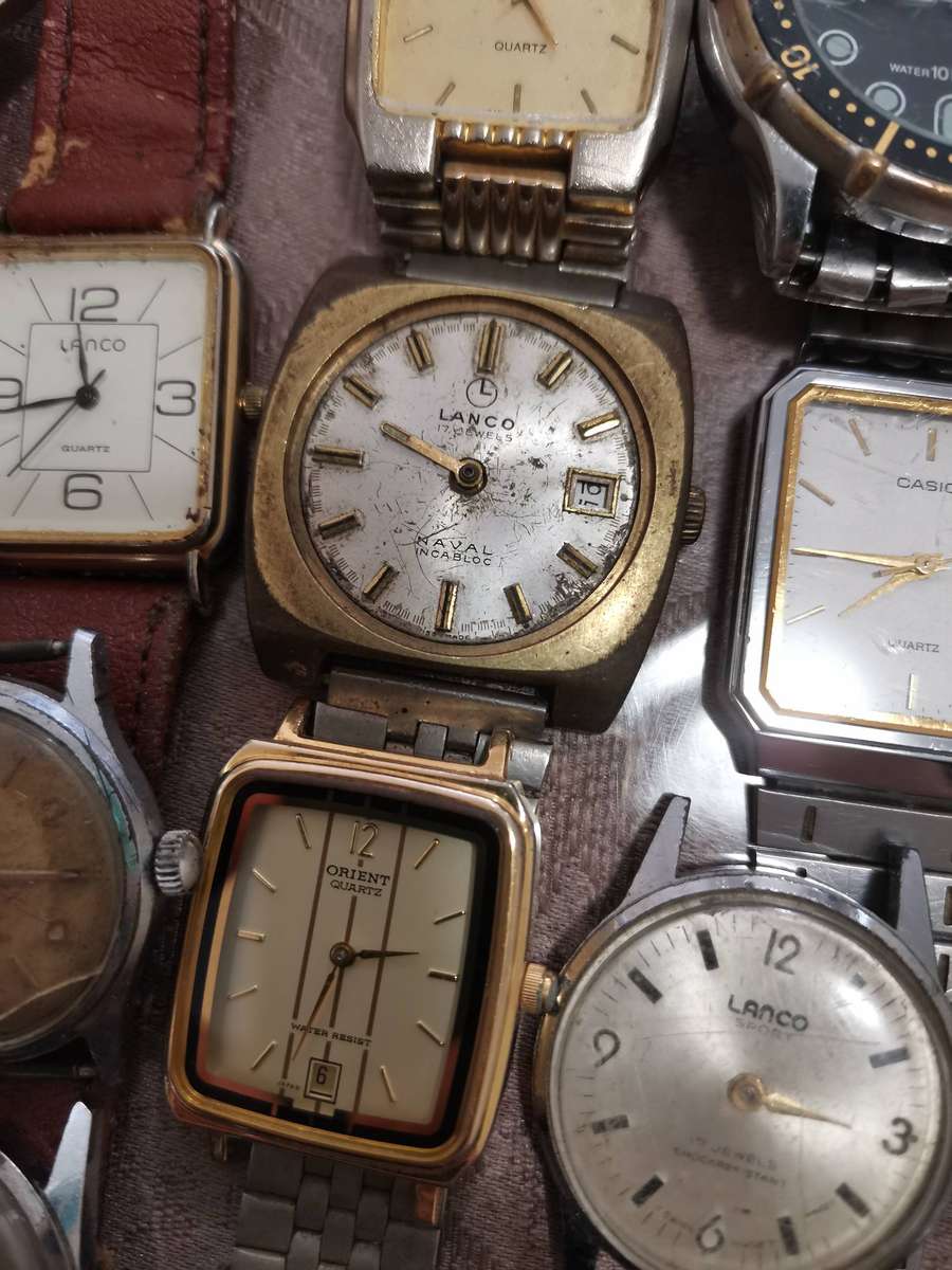 Lot of 21 gents watches part 3