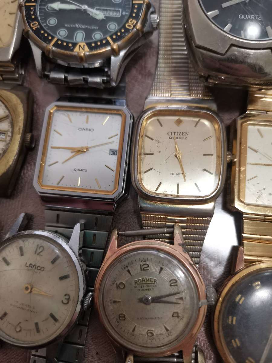 Lot of 21 gents watches part 3