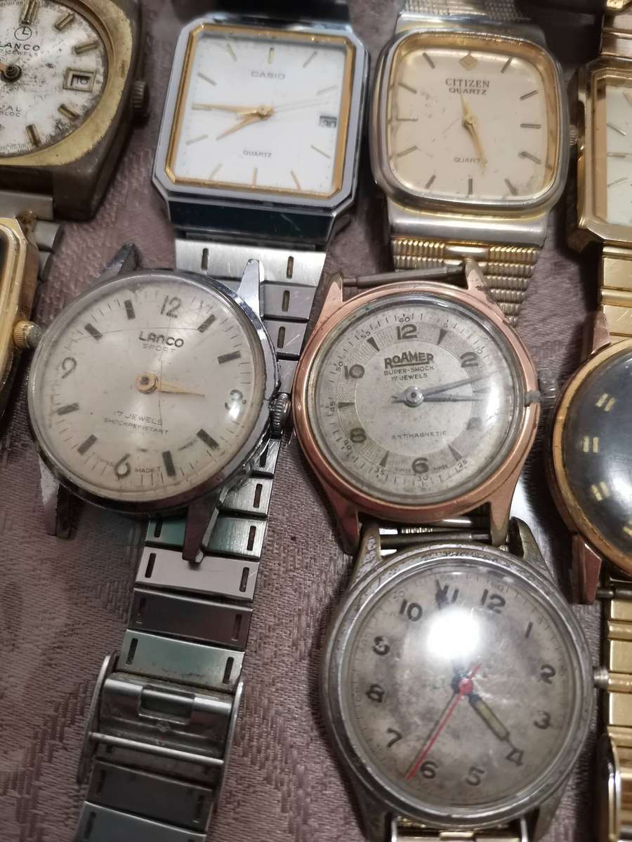 Lot of 21 gents watches part 3