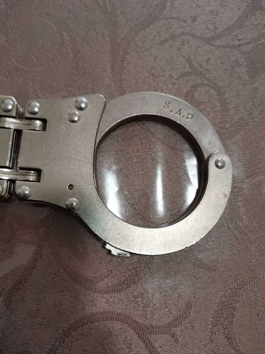 Vintage south African police handcuffs