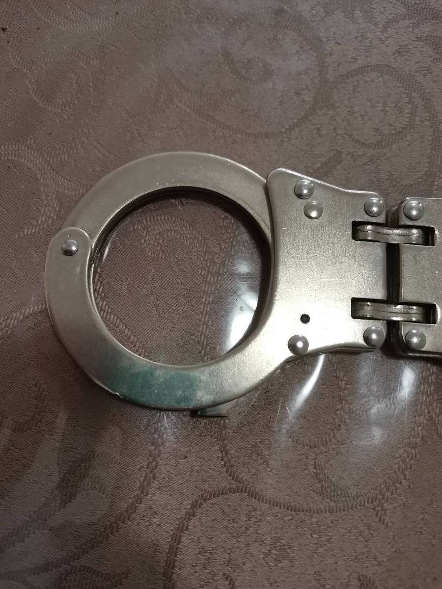 Vintage south African police handcuffs
