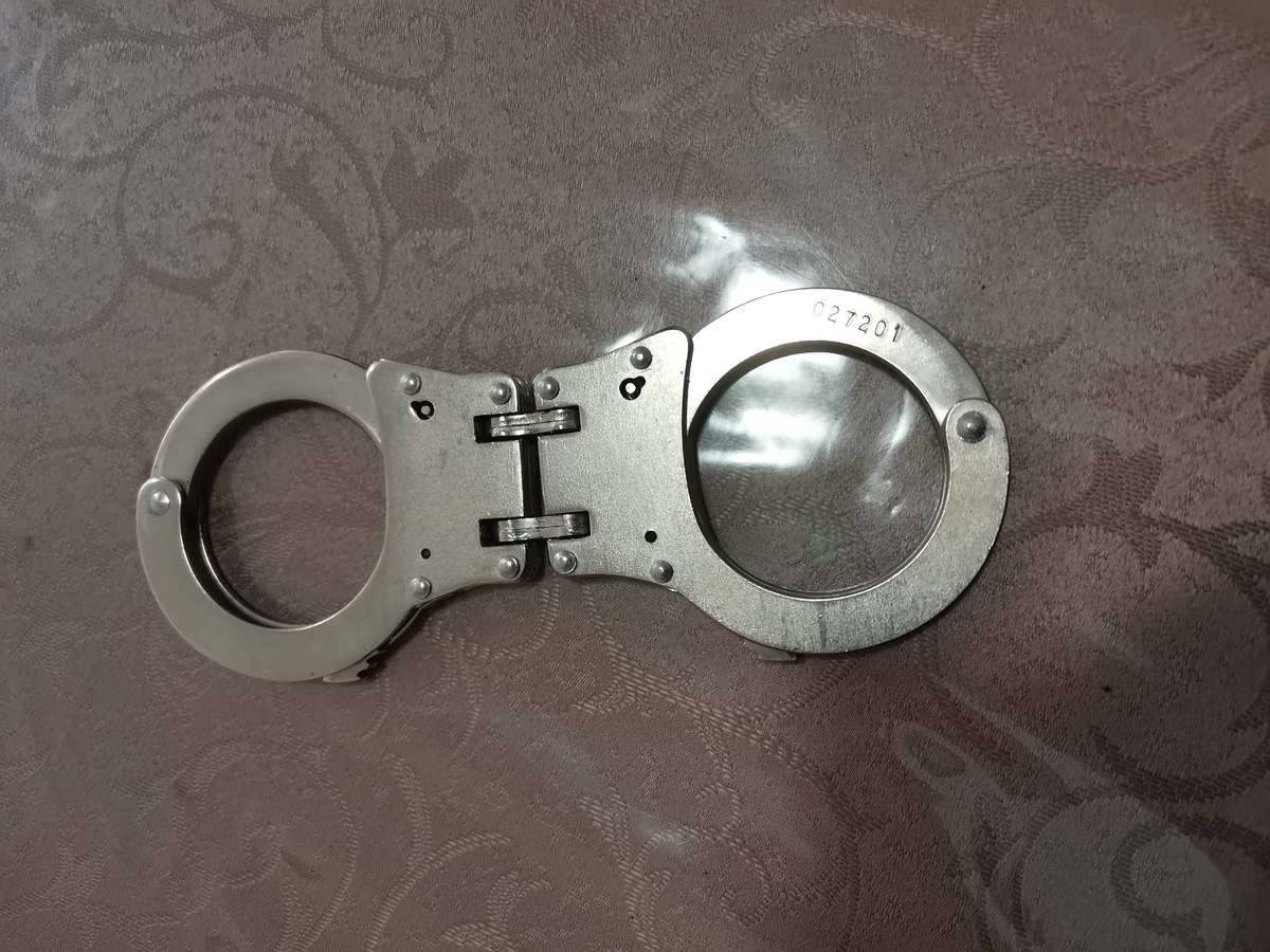 Vintage south African police handcuffs