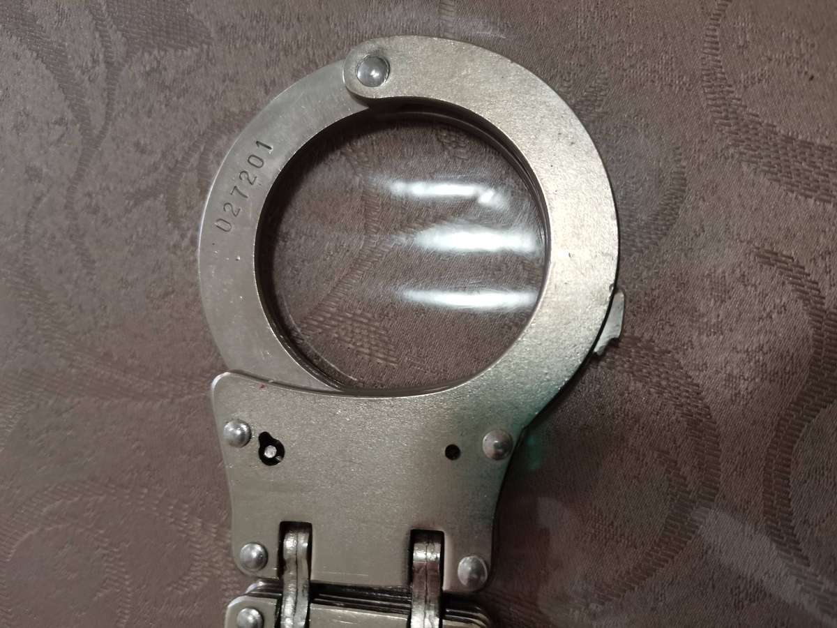 Vintage south African police handcuffs