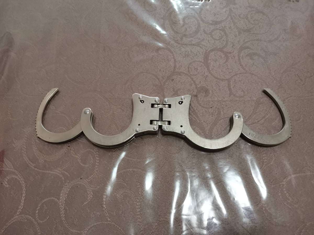 Vintage south African police handcuffs