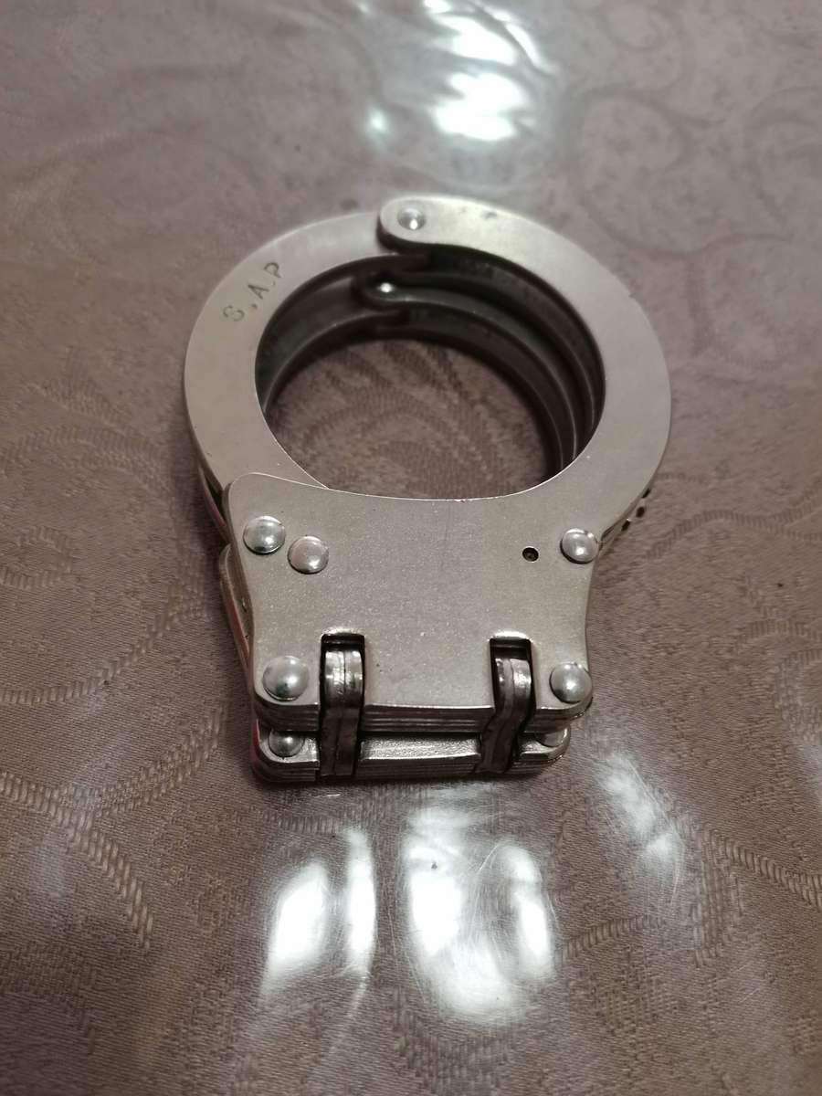 Vintage south African police handcuffs