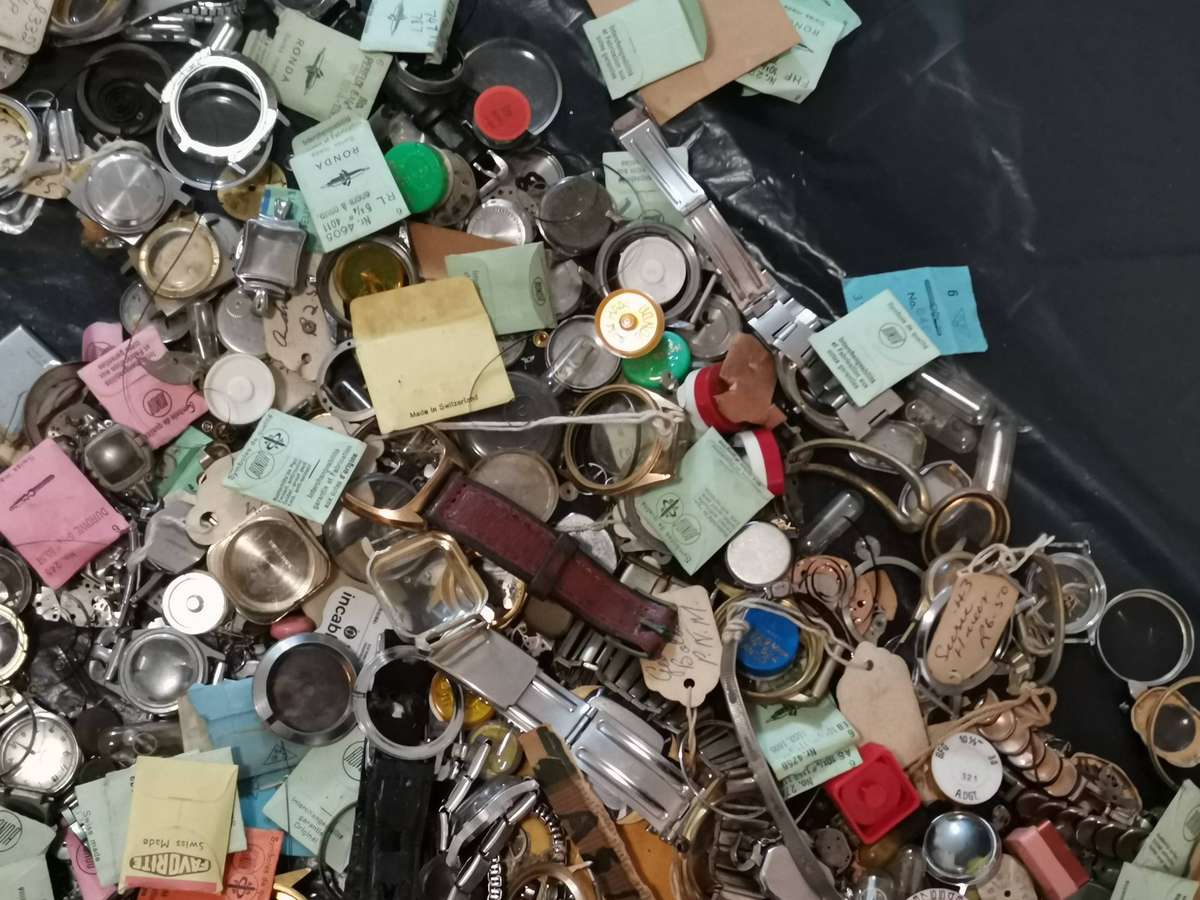Huge lot watchmakers spares