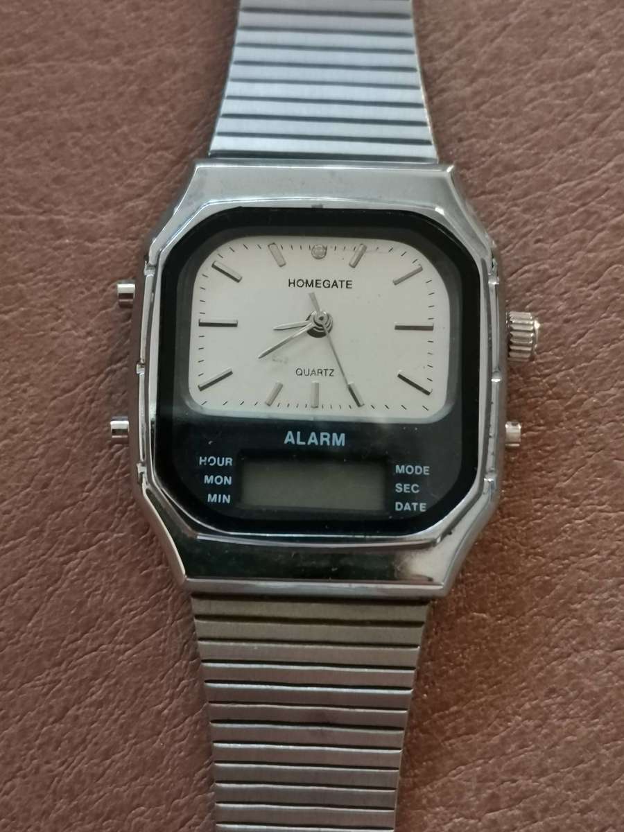 Vintage homegate mechanical digital watch