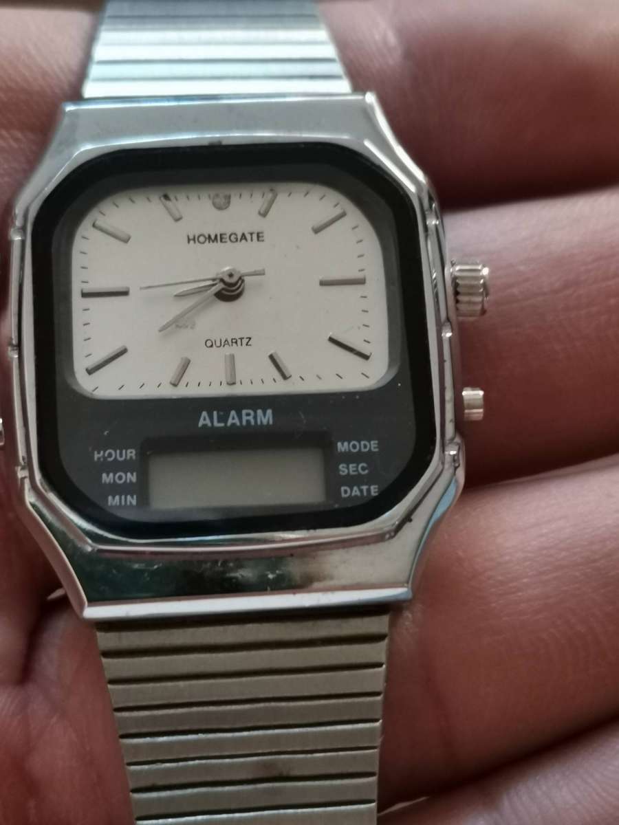 Vintage homegate mechanical digital watch