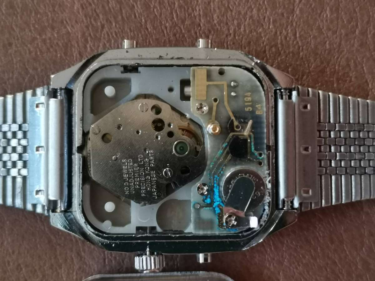 Vintage homegate mechanical digital watch