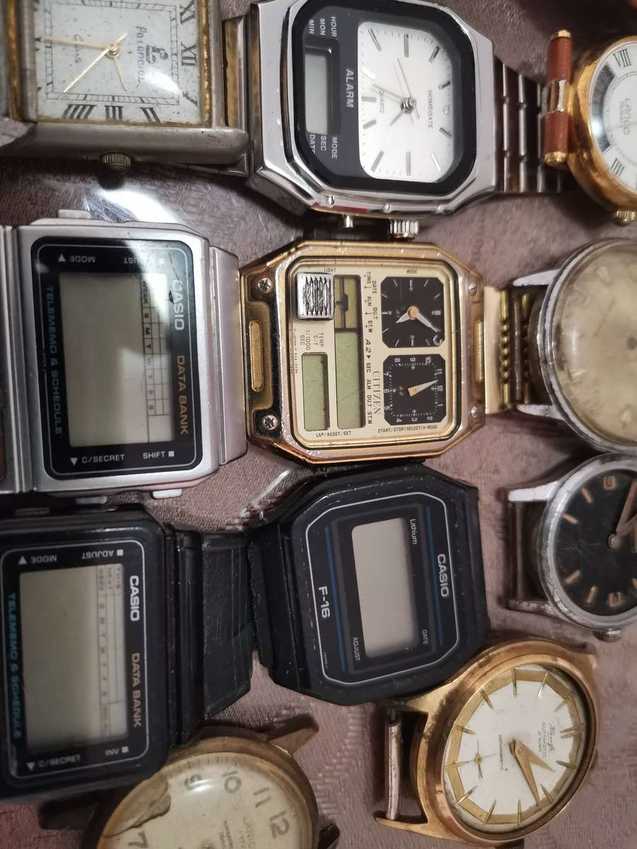 Huge lot 38 gents vintage watches deceased estate find