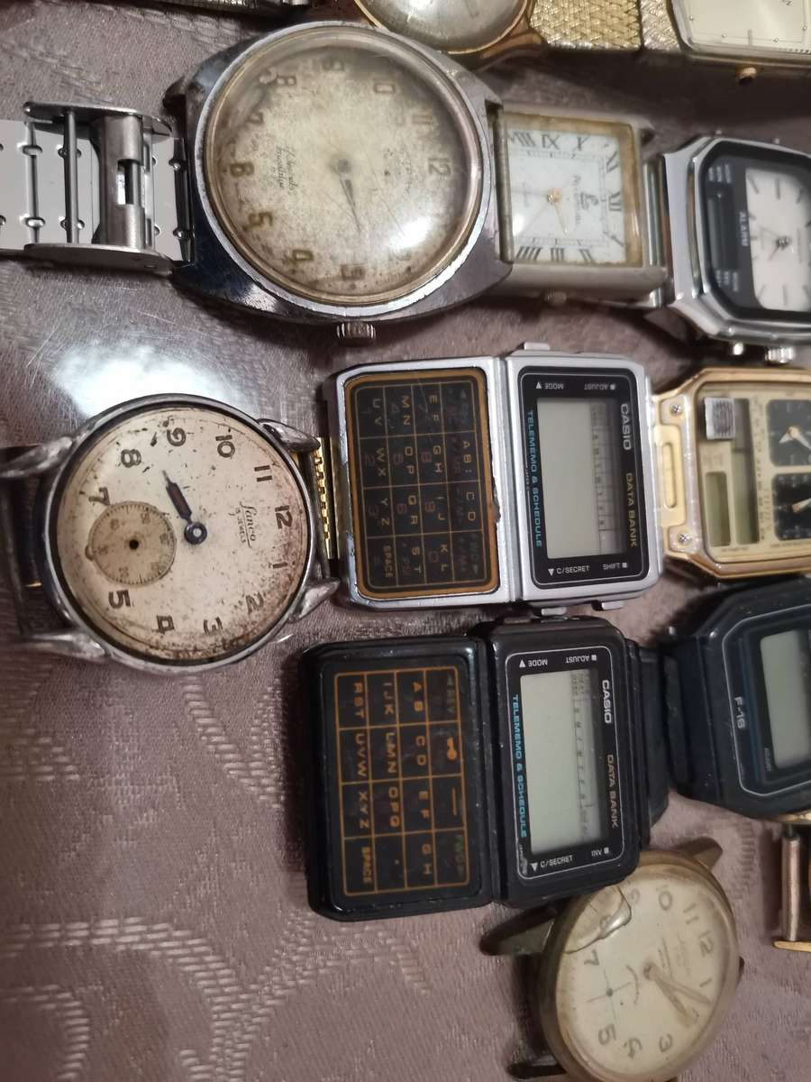 Huge lot 38 gents vintage watches deceased estate find