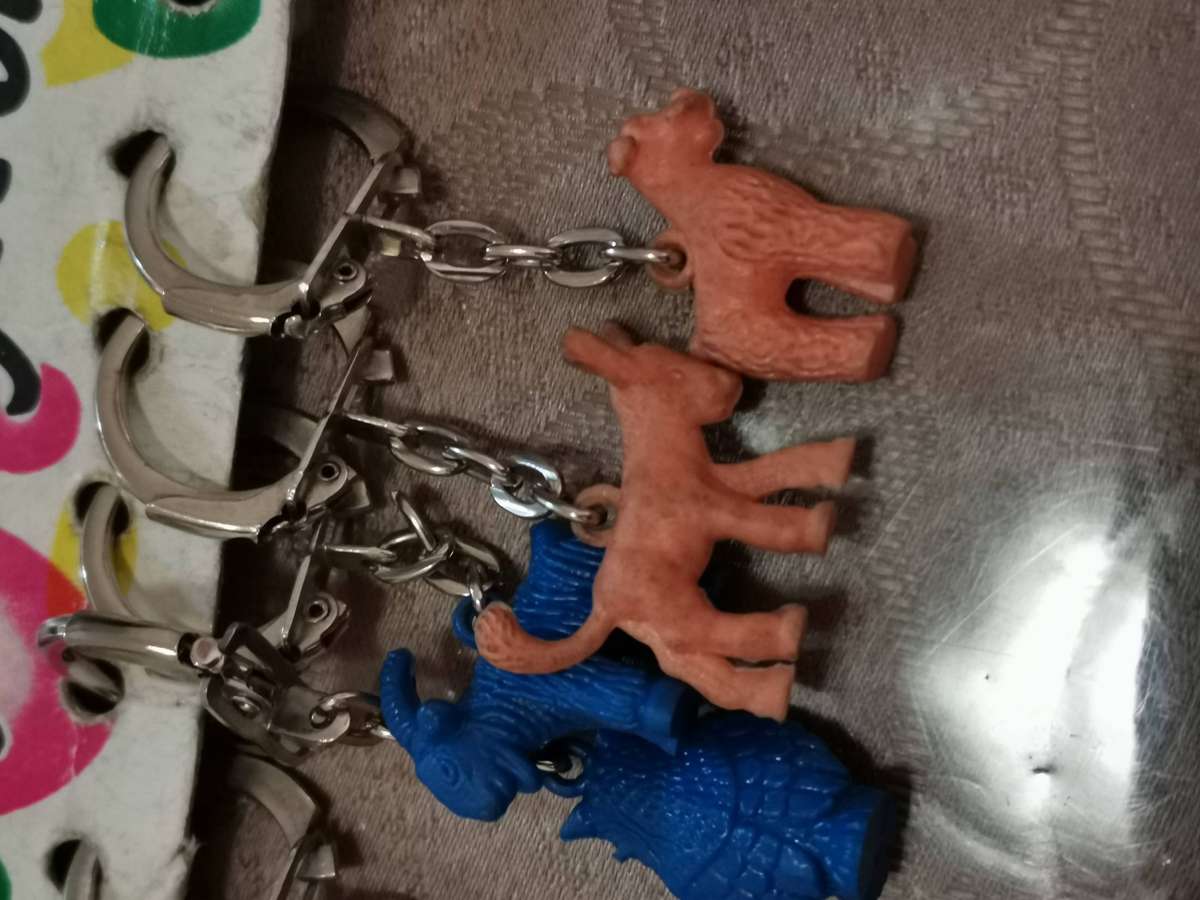 Lot of vintage keys and keyrings