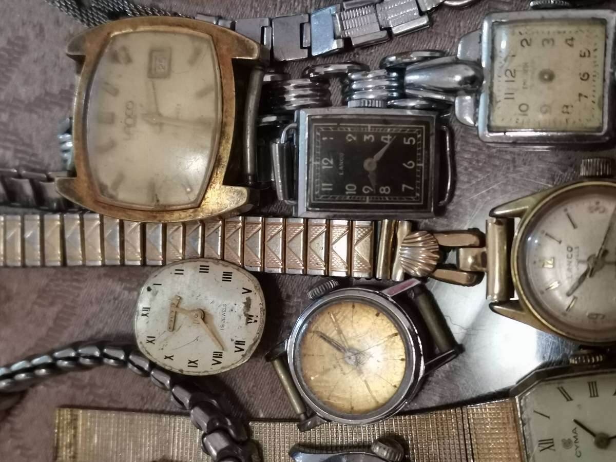 Huge lot 37 ladies Swiss mechanical wind up watches
