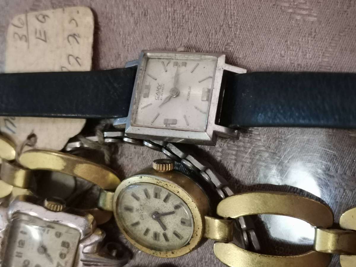 Huge lot 37 ladies Swiss mechanical wind up watches