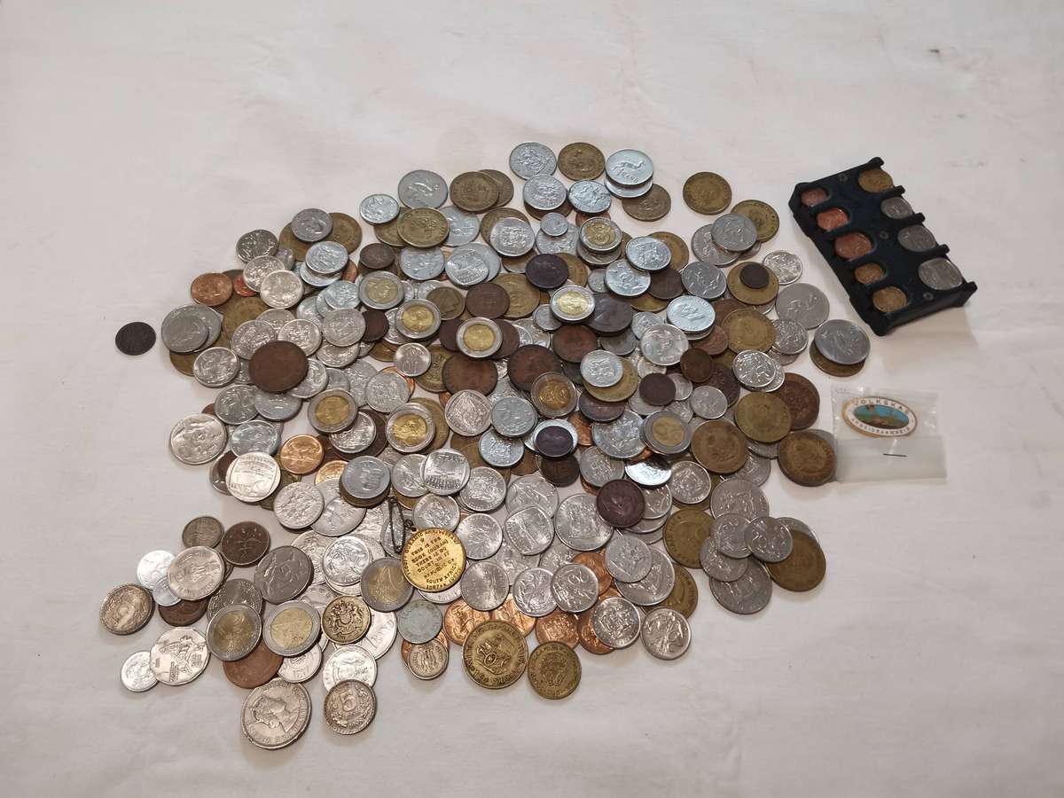 selection of 355 coins