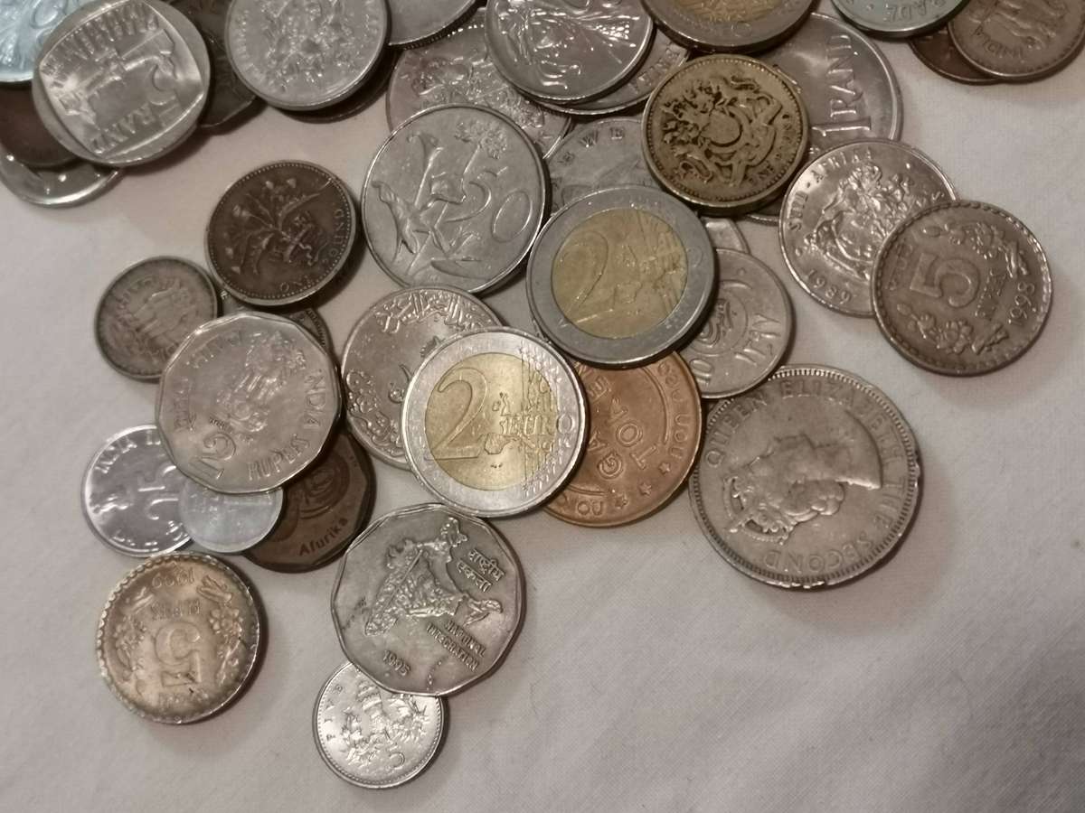 selection of 355 coins