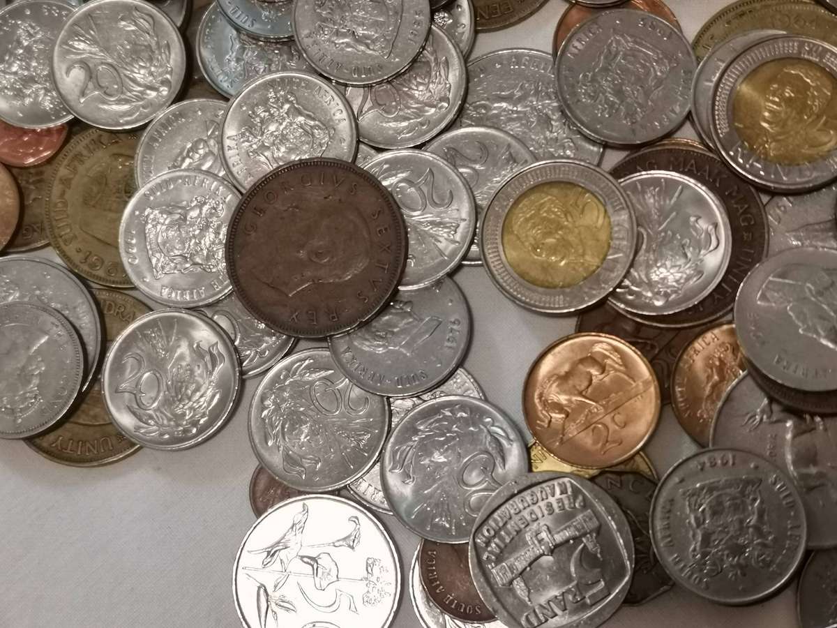 selection of 355 coins