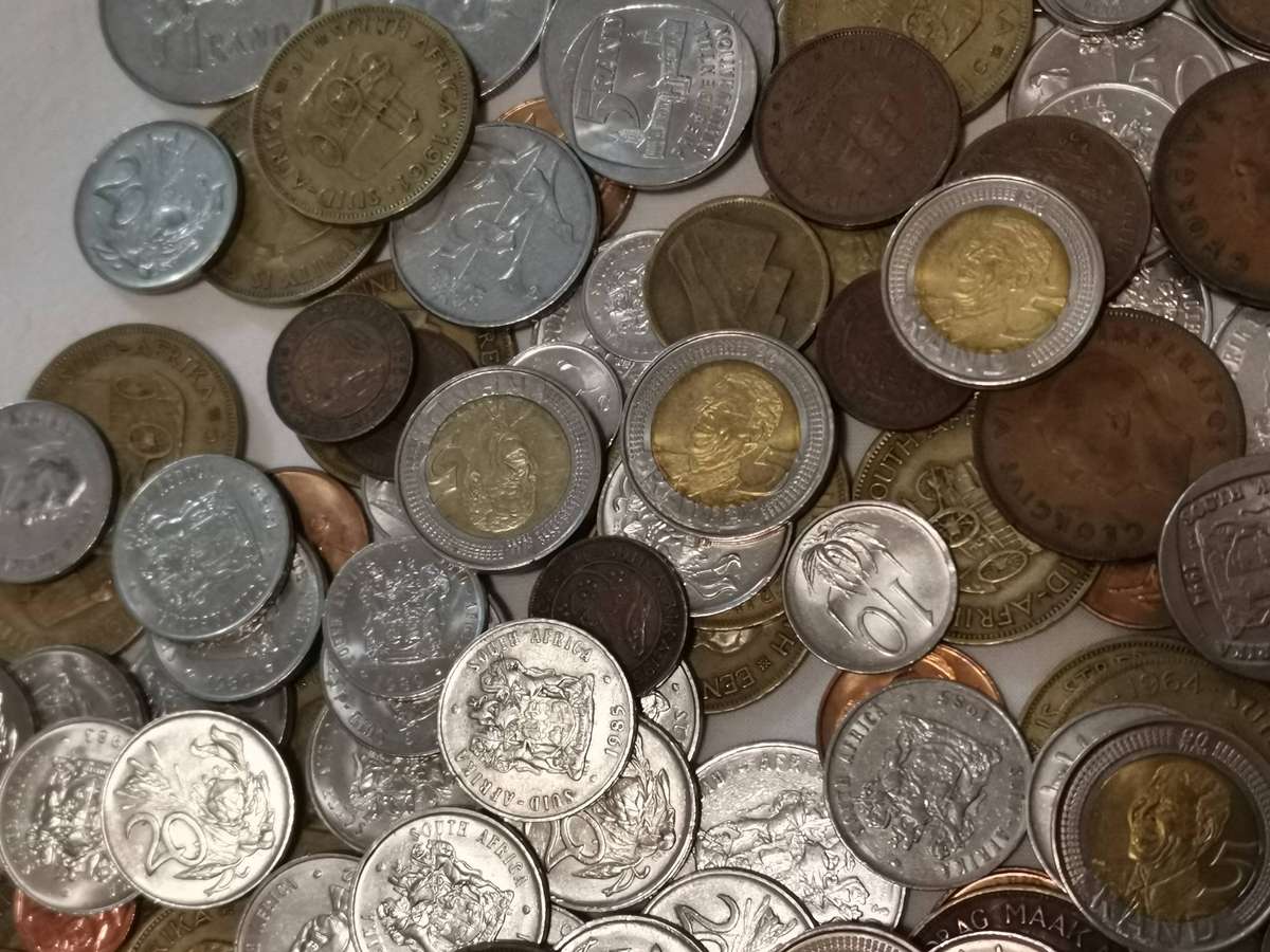 selection of 355 coins