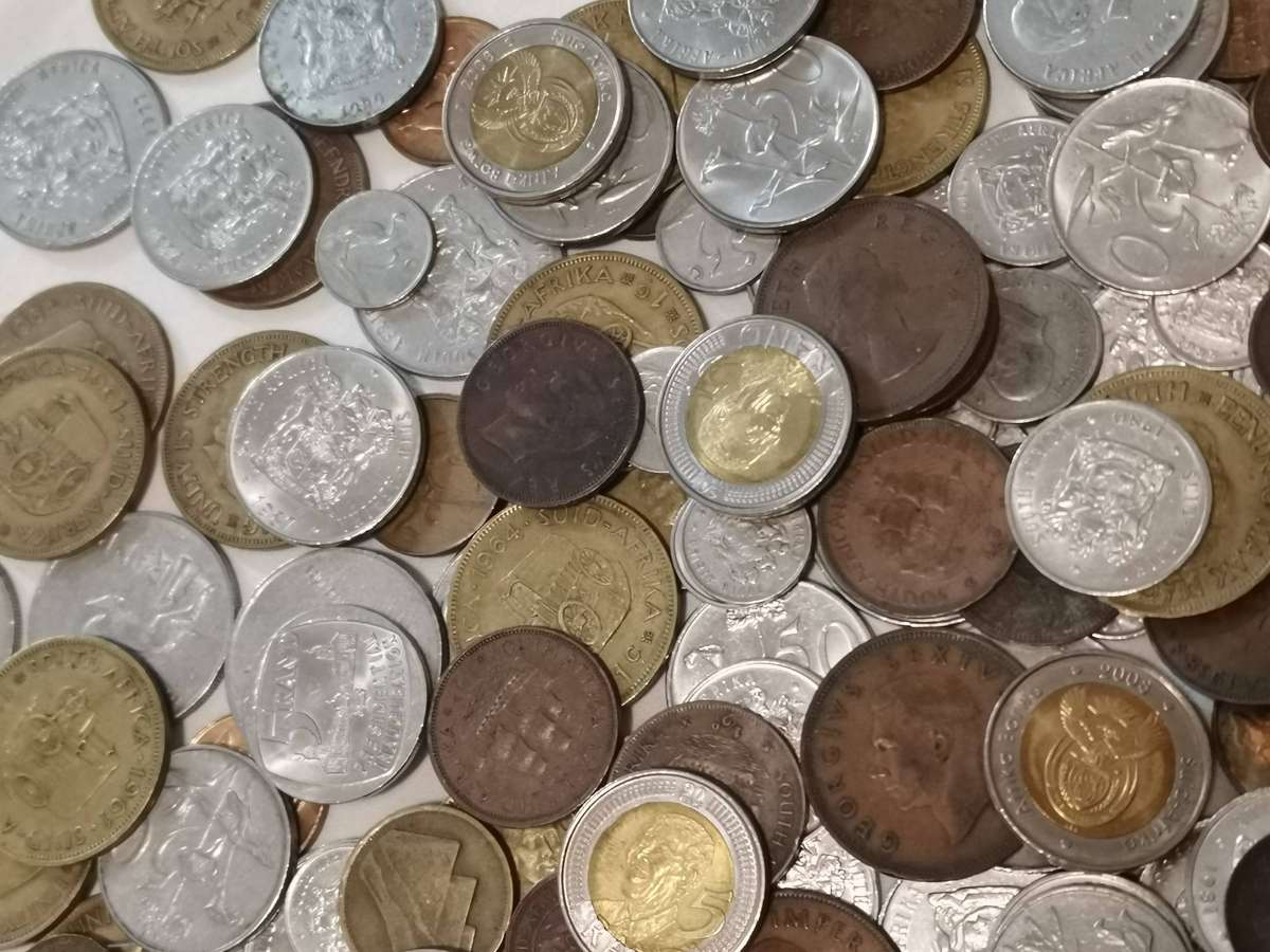 selection of 355 coins