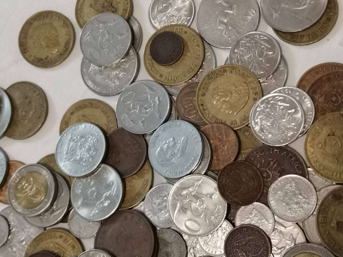 selection of 355 coins