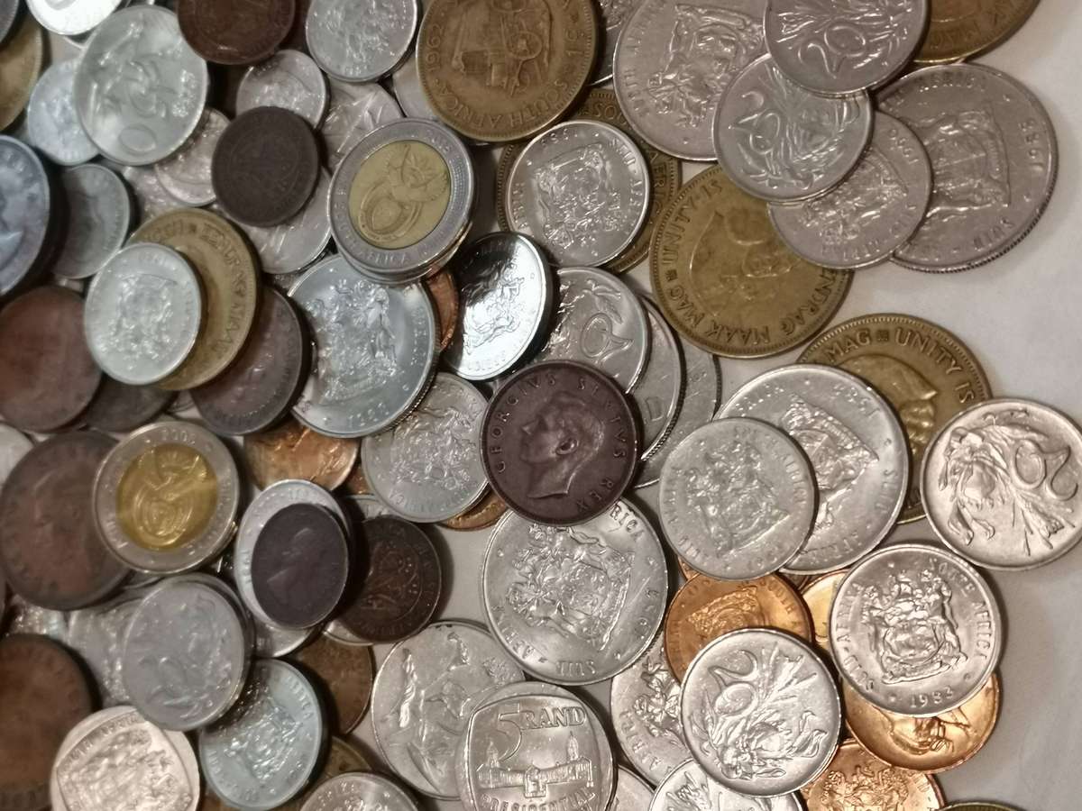 selection of 355 coins