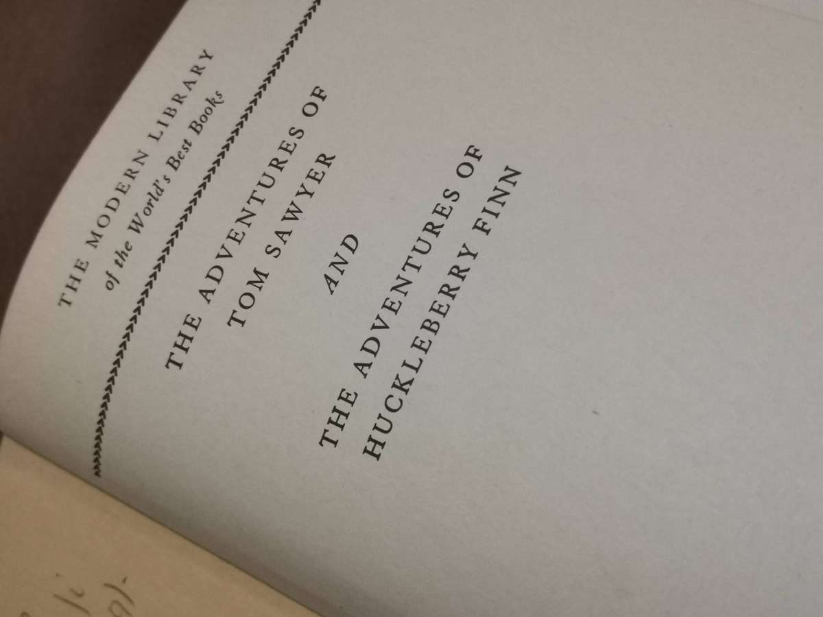 1940 the adventures of Tom Sawyer and Huckleberry Finn by Mark Twain