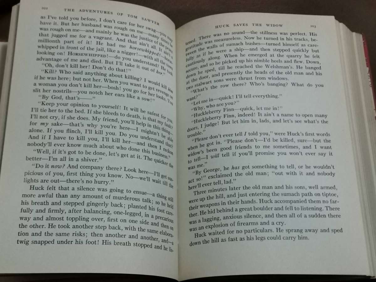 1940 the adventures of Tom Sawyer and Huckleberry Finn by Mark Twain