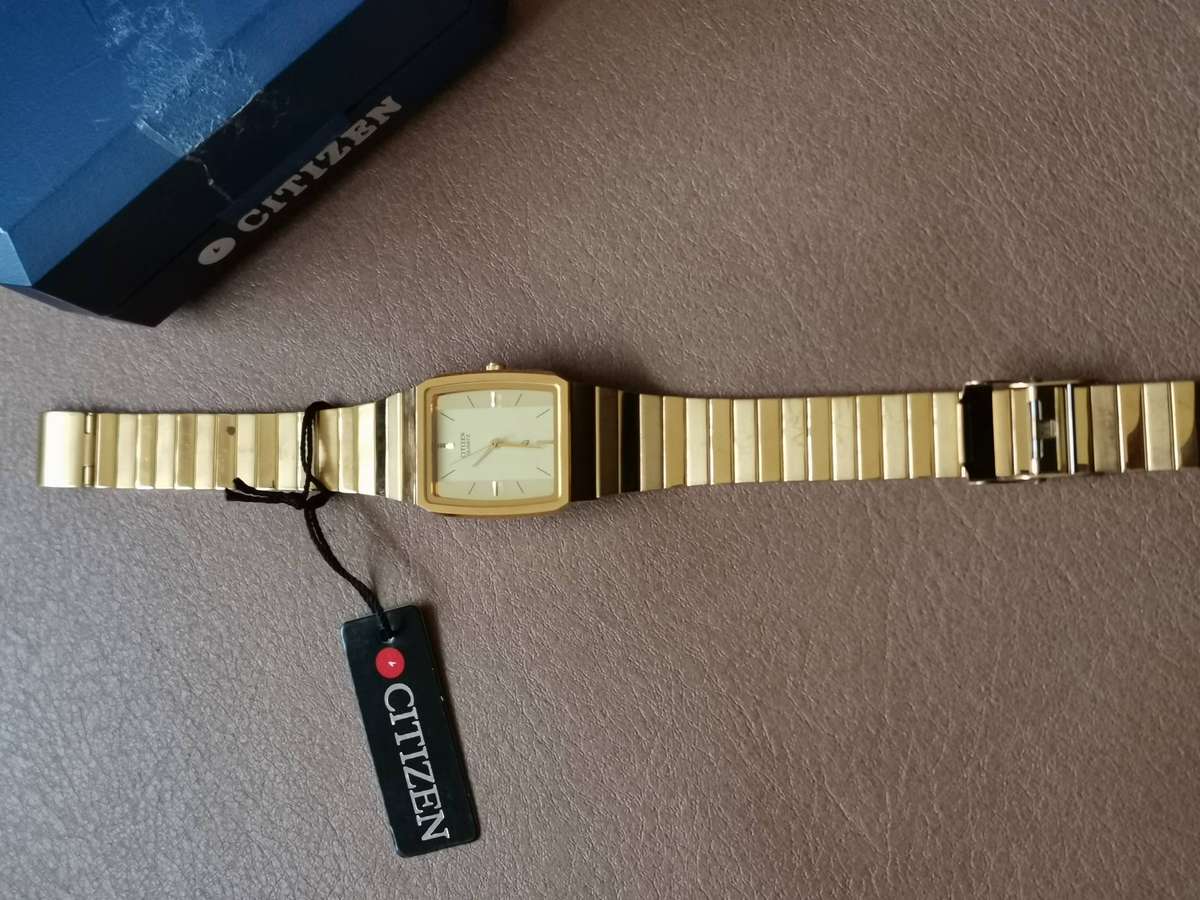 New in box never used citizen CQ quartz Dress watch sold as is for spares or repair