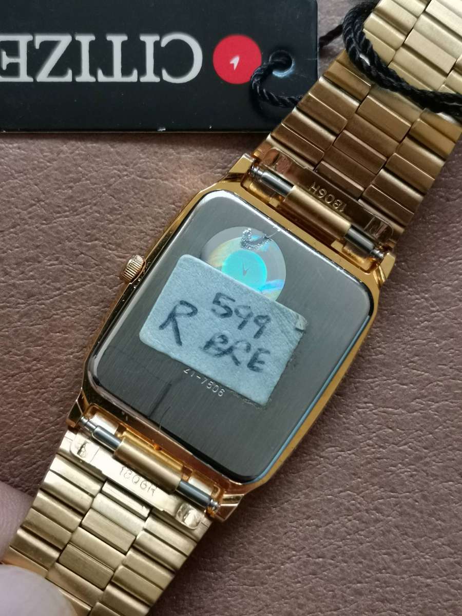 New in box never used citizen CQ quartz Dress watch sold as is for spares or repair