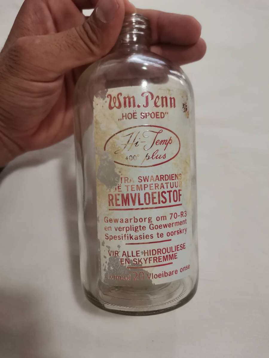 Vintage oil bottle collection no 7