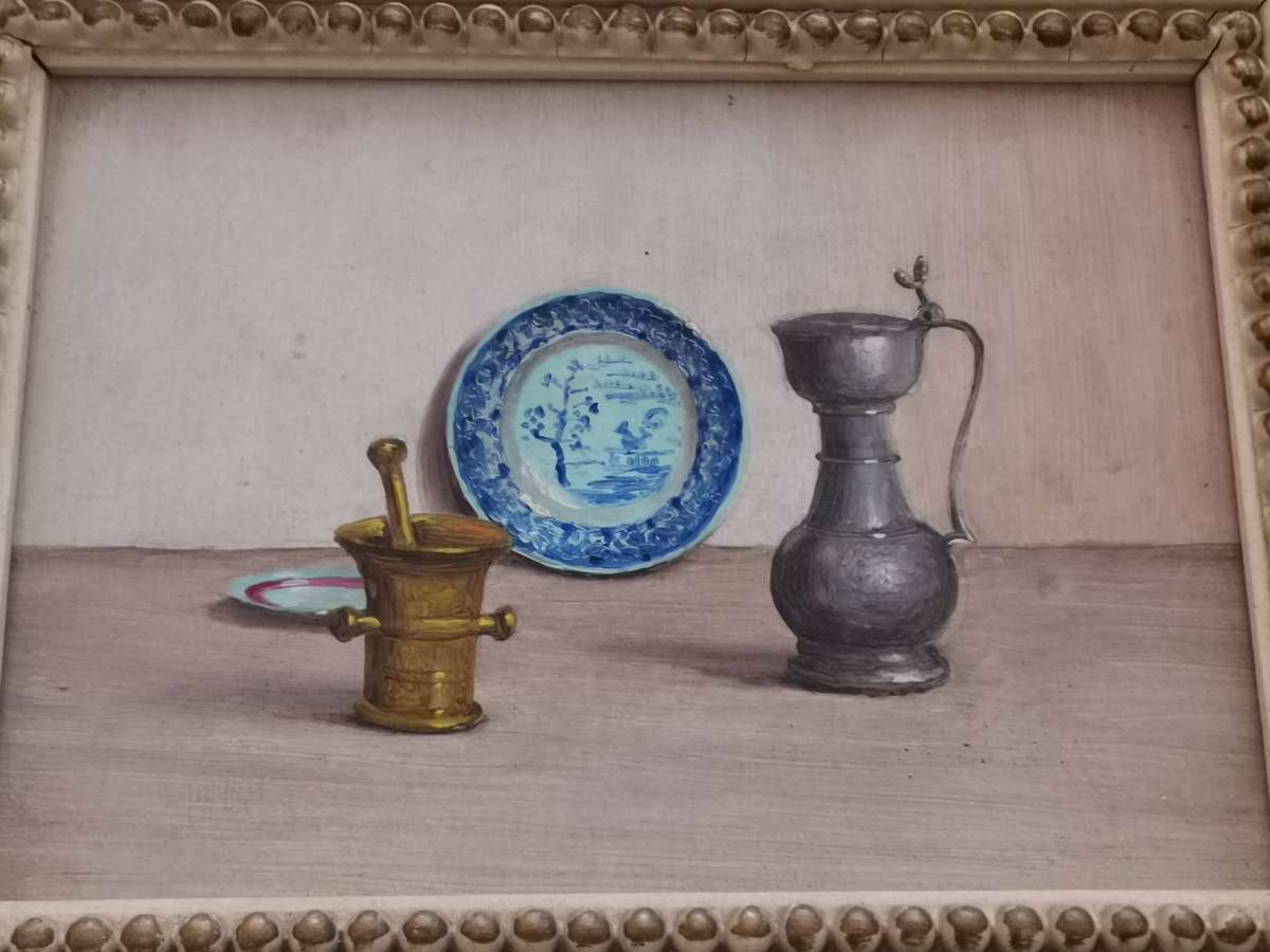 Vintage 20th century Dutch V. Weley oil on board
