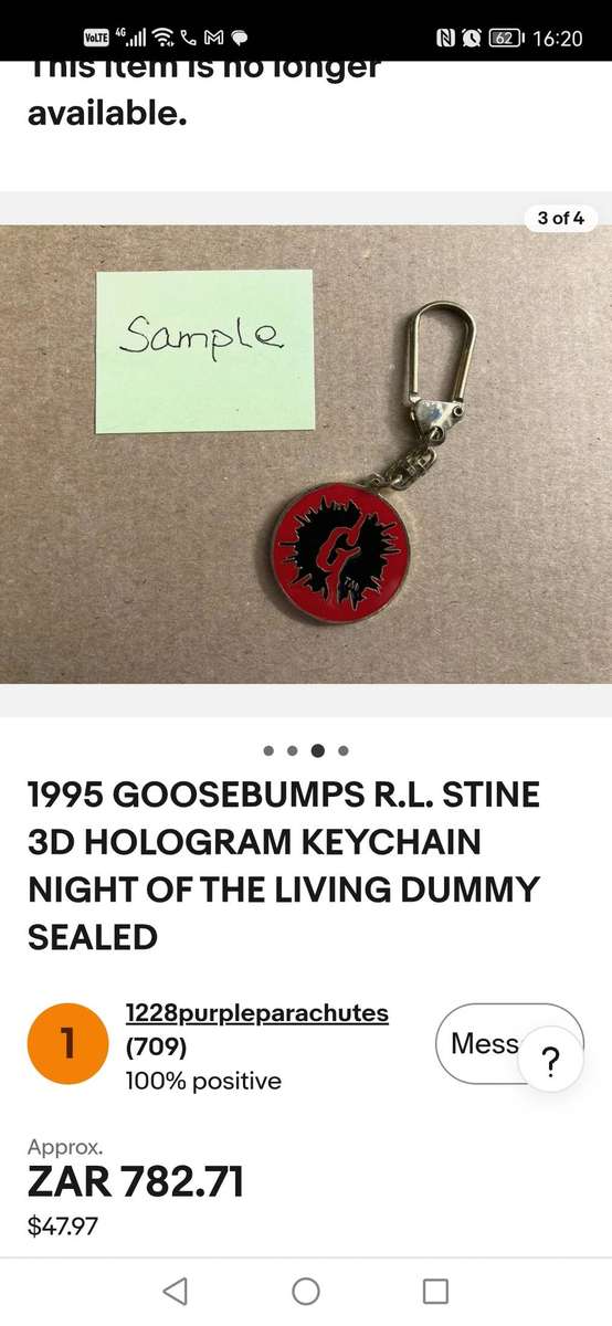 3 vintage high end collectible key rings