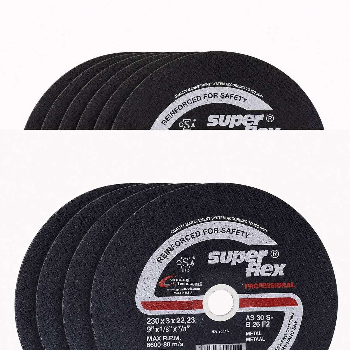 Superflex Professional Grinding Disc for Steel-150mm 5 Pack