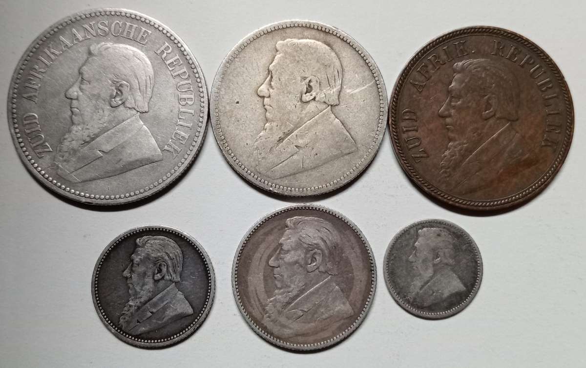 1894 FULL COIN SET 2 -1/2 SHILLING TO PENNY