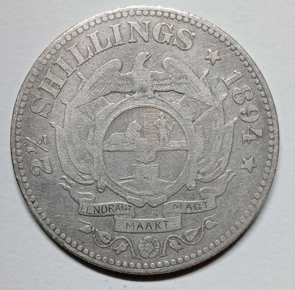 1894 FULL COIN SET 2 -1/2 SHILLING TO PENNY