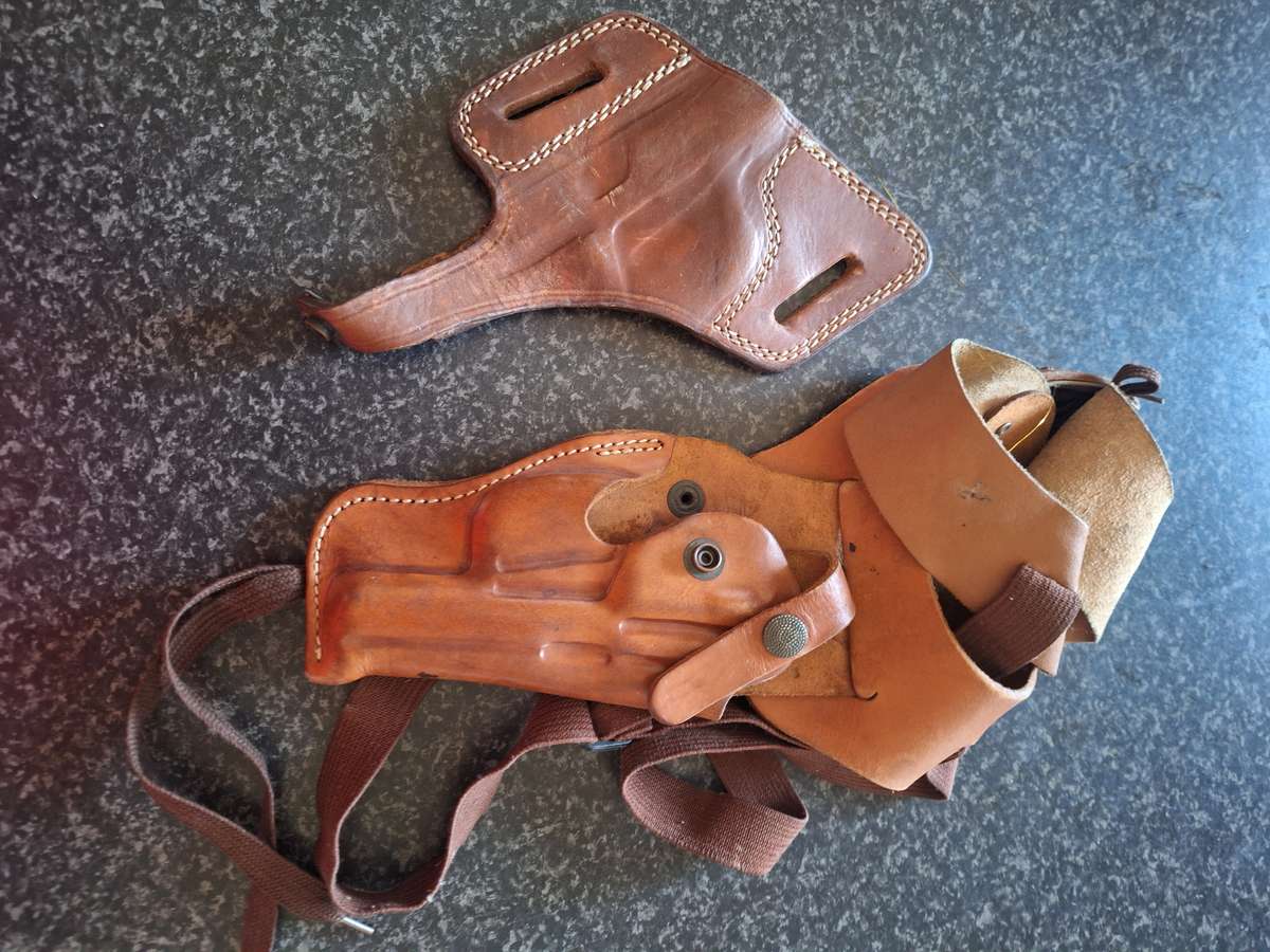 2 Genuine Leather Holsters