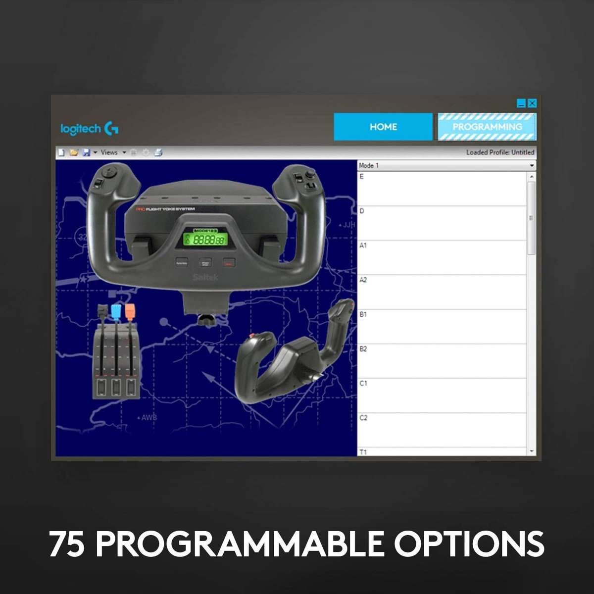 Logitech G Saitek PRO Flight Yoke System