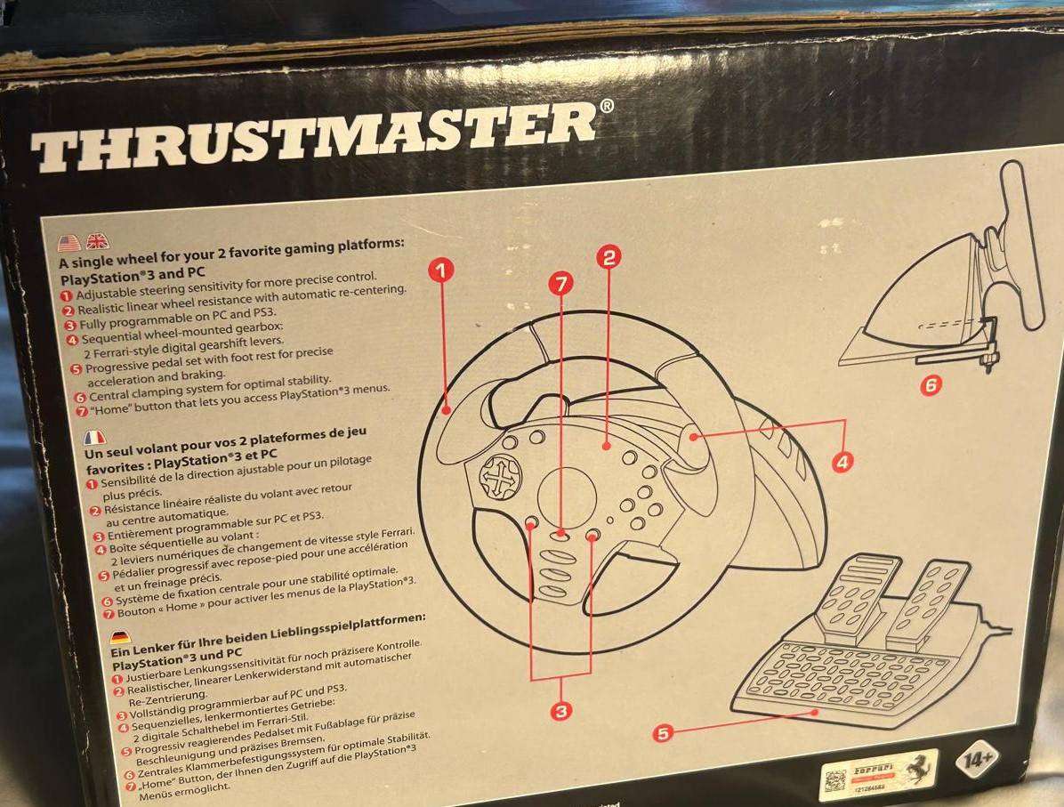 Thrustmaster Ferrari Challenge Wheel (PS3/ PC)