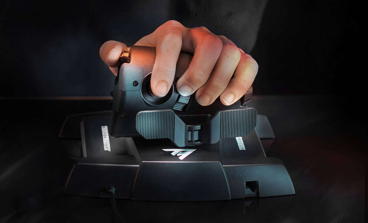 Thrustmaster T16000M FCS Flight Pack (Joystick, Throttle and Rudder Pedals for PC)