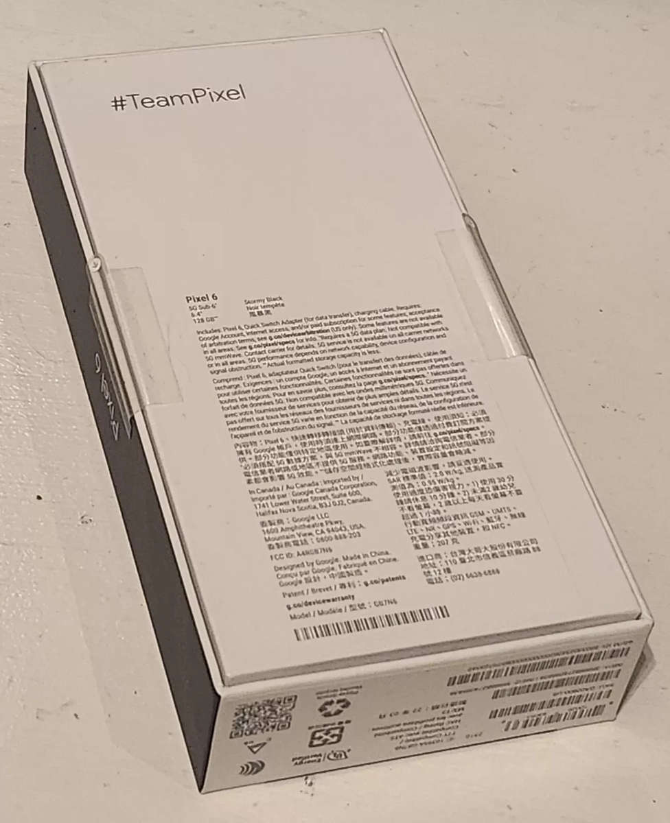 Google Pixel 6 128GB Black Unlocked