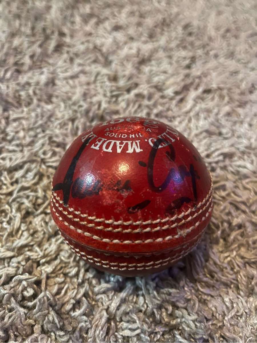 Hansie cronje signed cricket ball