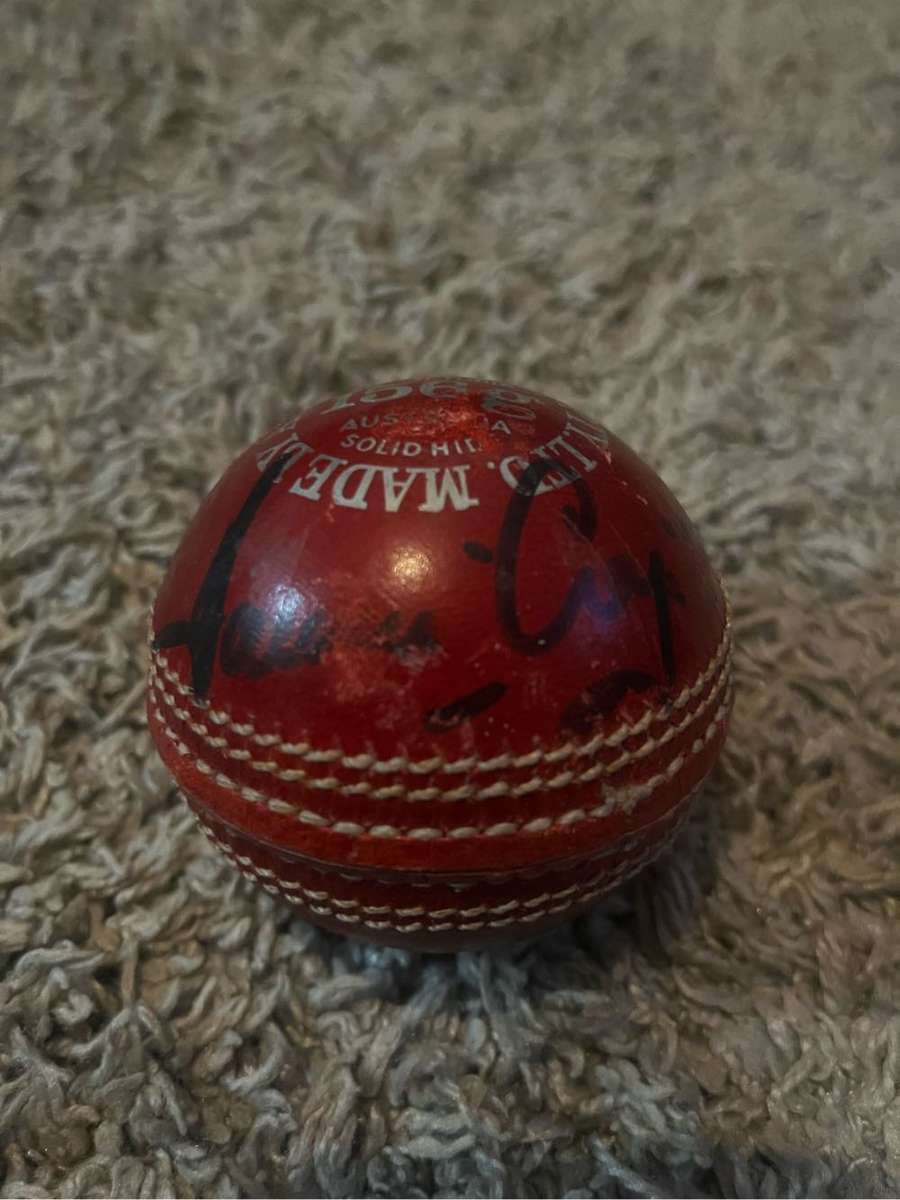 Hansie cronje signed cricket ball